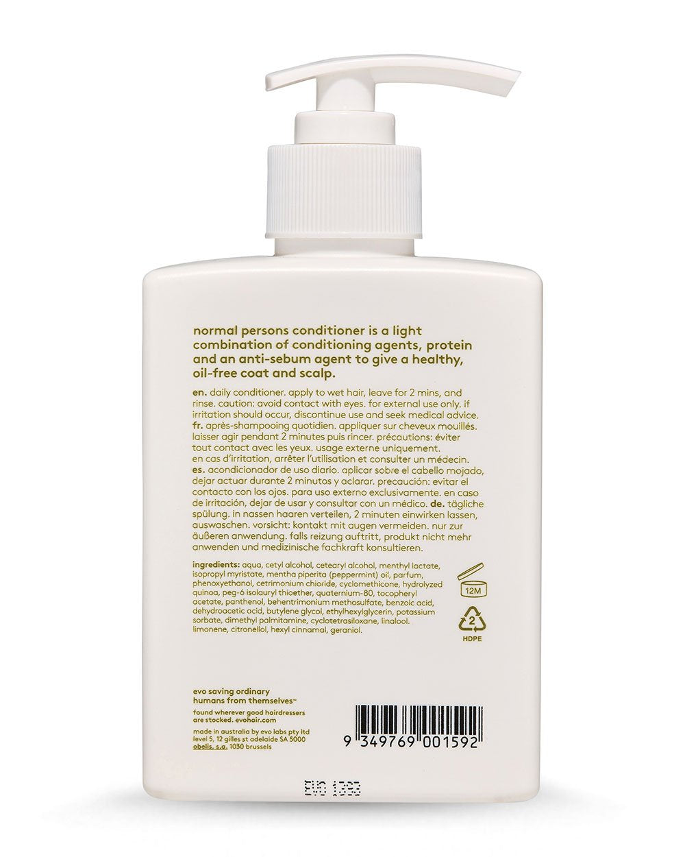 evo Normal Persons Daily Conditioner 300ml - GF