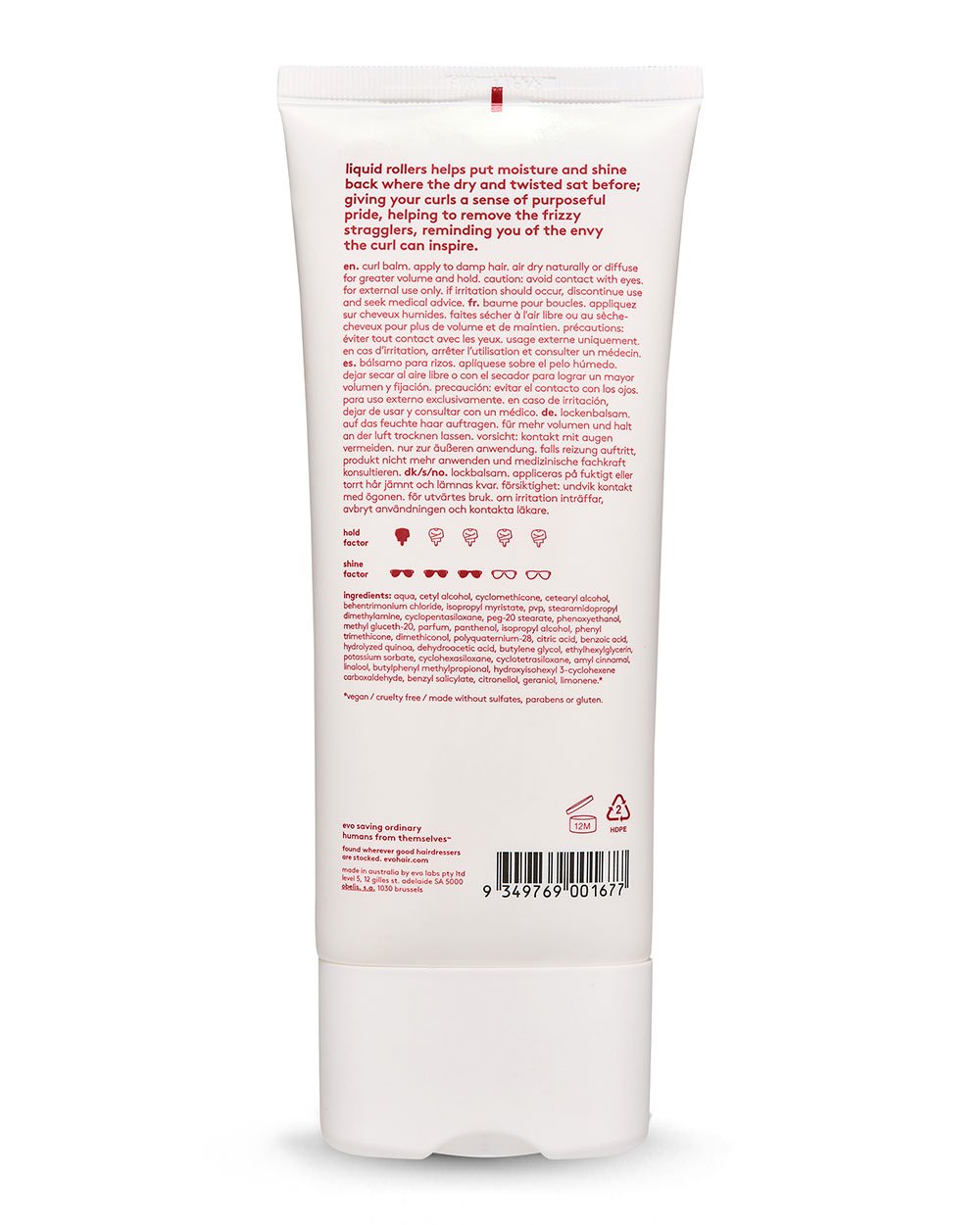 evo Liquid Rollers Curl Balm 200ml - GF