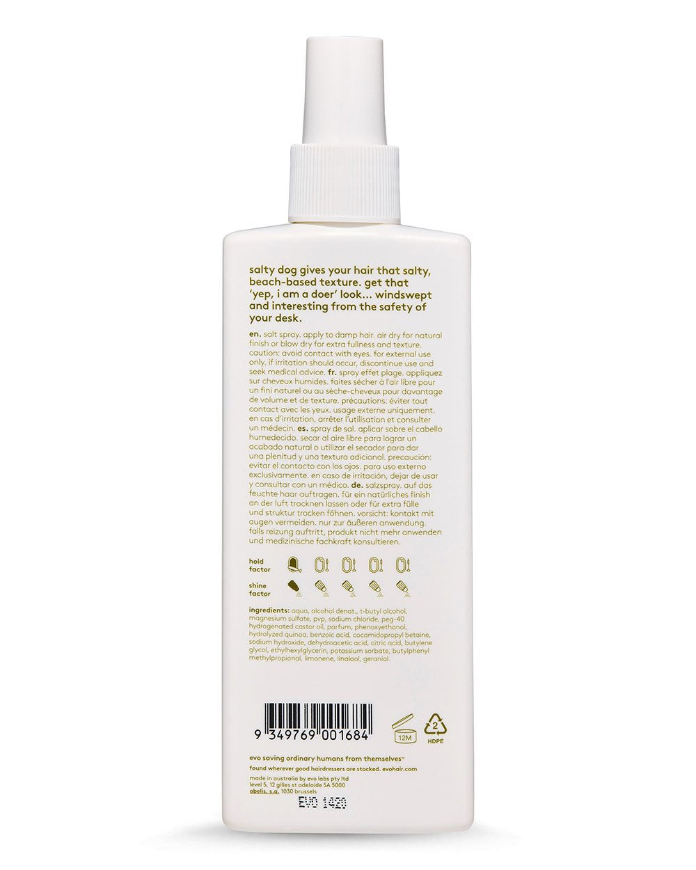 evo Salty Dog Salt Spray 200ml GF